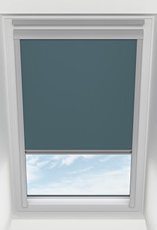 Trinity (Blackout), Teal - Loft Blind